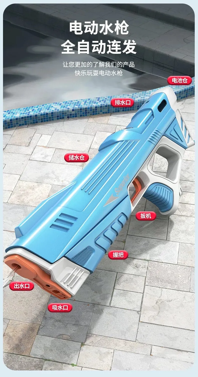 Elektrische Wasserpistole Spielzeug Bursts Kinder Hochdruck Starke Ladeenergie Wasser Automatische Wasser Spray Kinder Spielzeug Pistolen