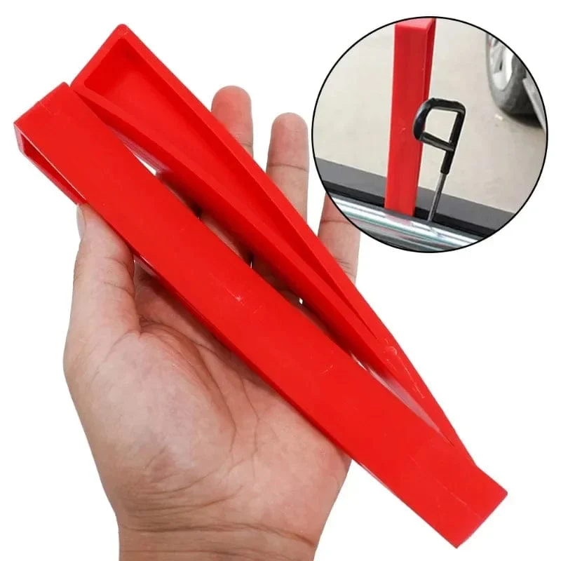 Autofenster-Dellenreparatur, Kunststoff, Rot, Auto-Universal-Brecheisen, Vergrößerungswerkzeug für Türaussparung, Karosserie, Fenster, Türkeil, Entfernen, Reparatur, Handwerkzeuge