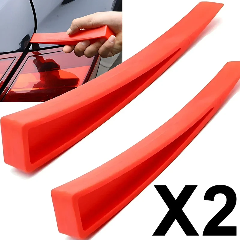 Autofenster-Dellenreparatur, Kunststoff, Rot, Auto-Universal-Brecheisen, Vergrößerungswerkzeug für Türaussparung, Karosserie, Fenster, Türkeil, Entfernen, Reparatur, Handwerkzeuge