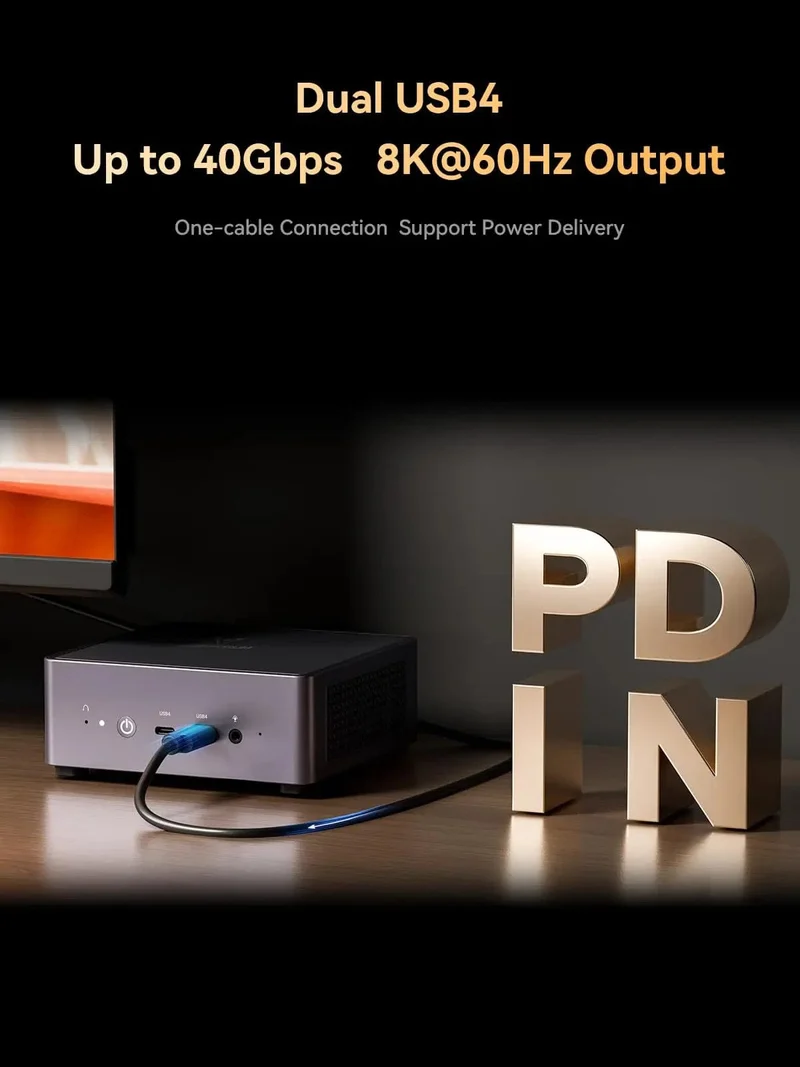 Neu MINISFORUM UM790 Pro Mini PC AMD Ryzen 9 7940HS Gaming Mini PC Fenster 11 DDR5 5600MHz USB4 WiFi 6E Desktop mini