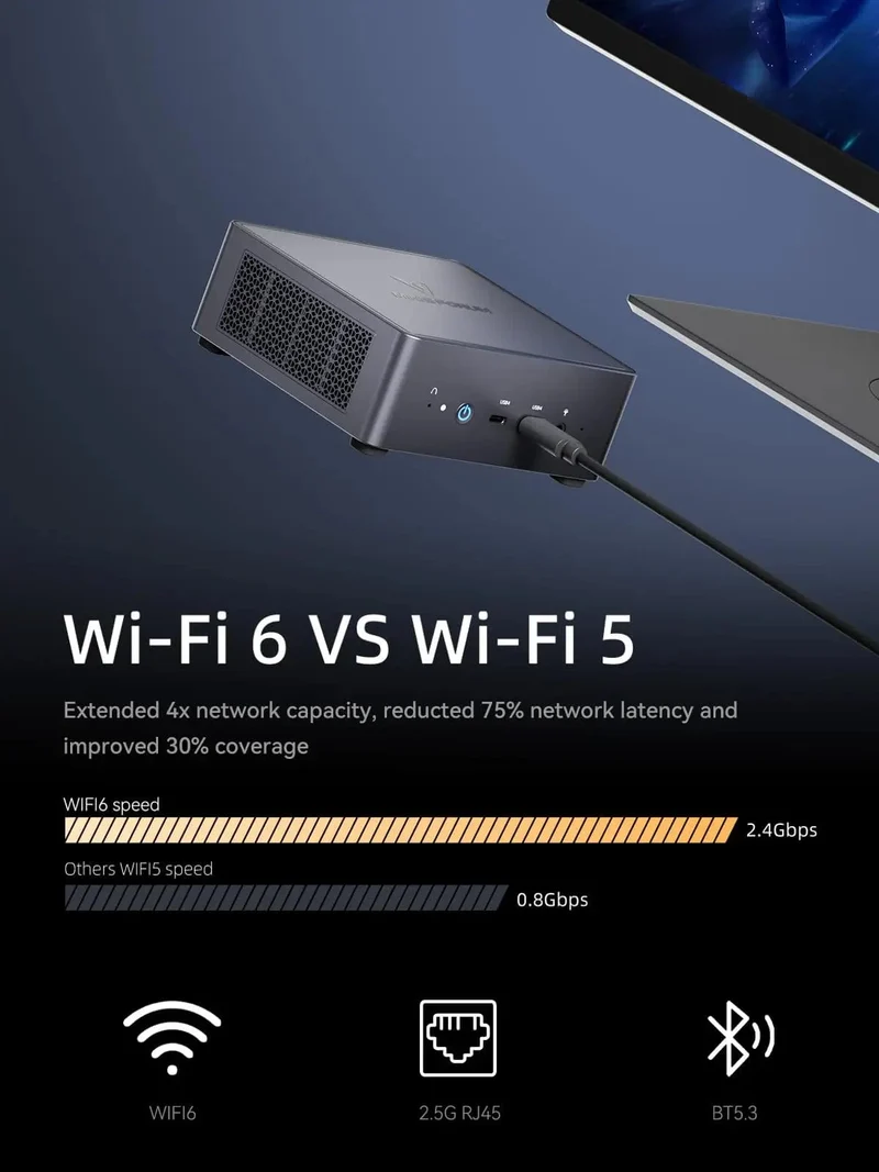 Neu MINISFORUM UM790 Pro Mini PC AMD Ryzen 9 7940HS Gaming Mini PC Fenster 11 DDR5 5600MHz USB4 WiFi 6E Desktop mini