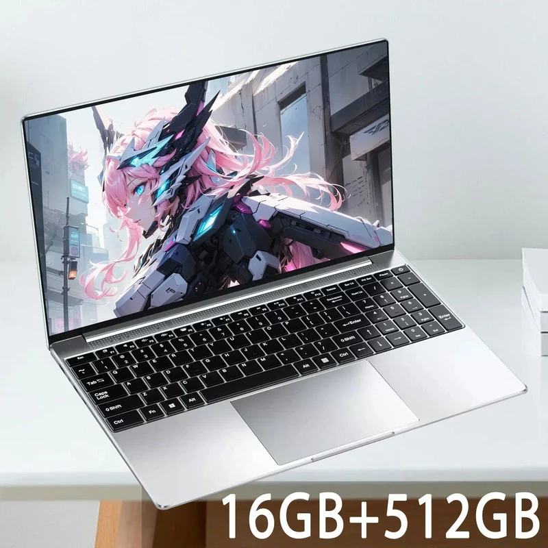 15.6" Laptop Intel Celeron N5095 Notebook Gamer 32GB RAM 2TB SSD Büro Arbeits-PC Computer Windows 11 1920*1080 Auflösung Laptop