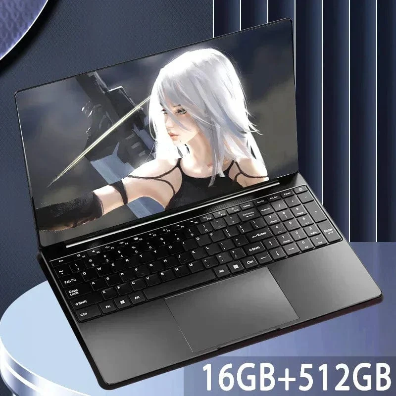 15.6" Laptop Intel Celeron N5095 Notebook Gamer 32GB RAM 2TB SSD Büro Arbeits-PC Computer Windows 11 1920*1080 Auflösung Laptop
