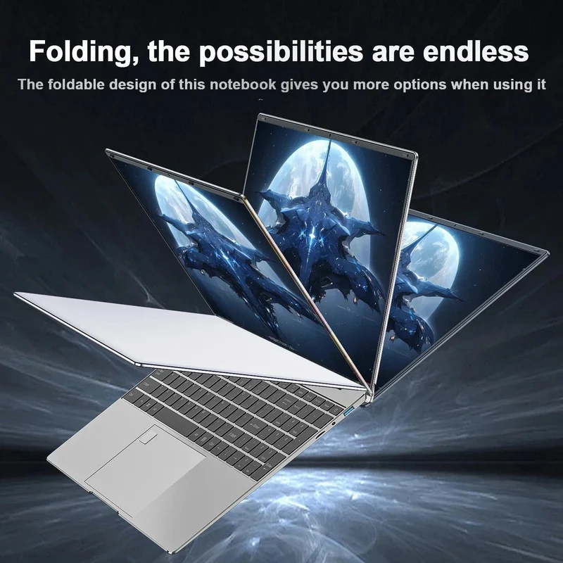 15.6" Laptop Intel Celeron N5095 Notebook Gamer 32GB RAM 2TB SSD Büro Arbeits-PC Computer Windows 11 1920*1080 Auflösung Laptop