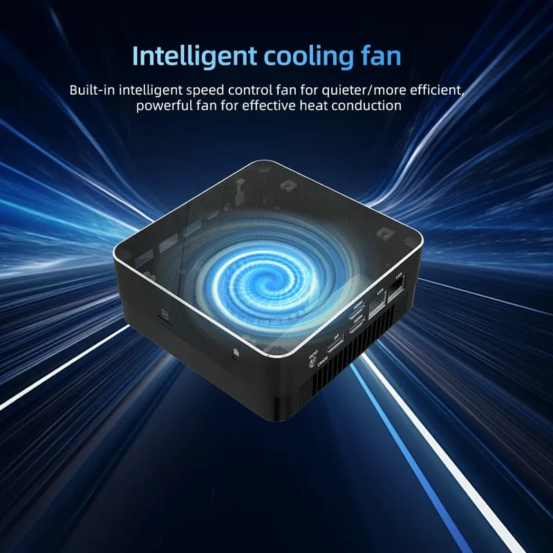 TexHoo AMD R7 5800H 5825U 4800H R5 5500U 4500U Mini-PC Unterstützt bis zu 32 GB RAM 2T NVME SSD WIFi6 Computer PC Win 11 Pro