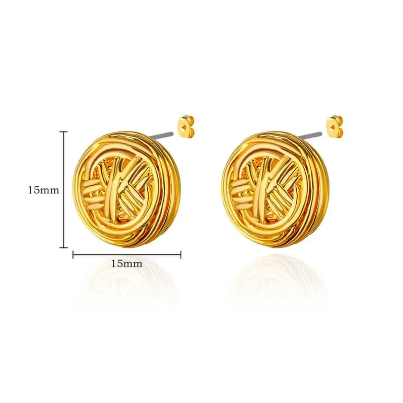 Edelstahl Ohrring für Frauen Herz Zirkon Gold Farbe Hoop Ohrringe Vintage Wasserdicht Ohr Piercing Schmuck Zubehör Geschenk