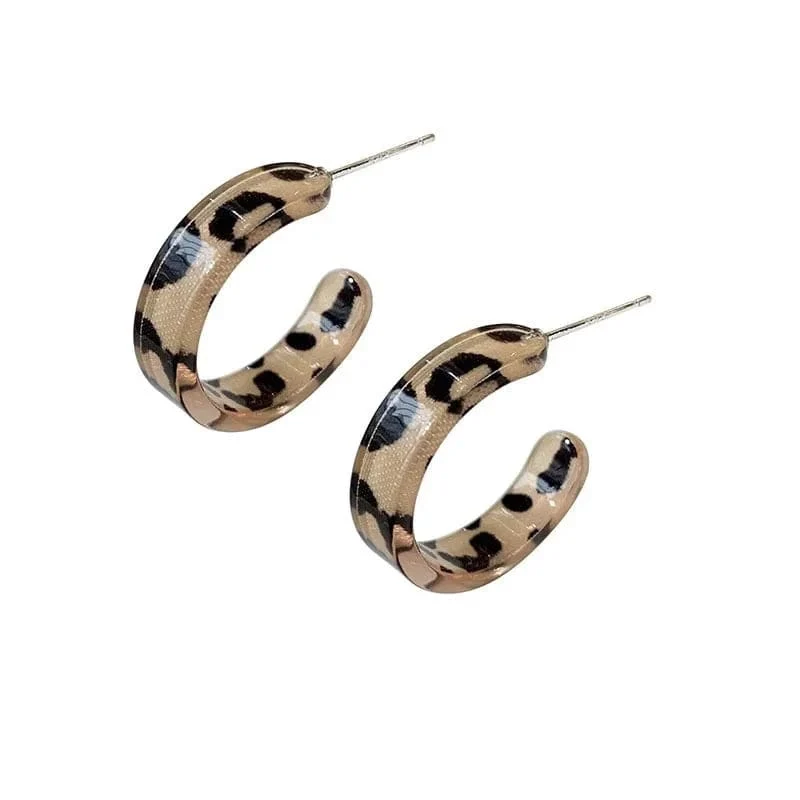 Acryl Creolen Damen 2022 neue Mode Ohrstecker Retro Trend Ohrstecker Damen Trend Twist elegante Ring Ohrringe