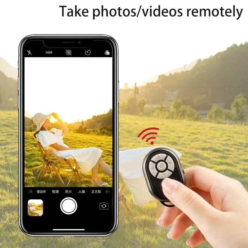 BT Remote für iPhone Xiaomi Redmi Samsung Handy Universal Fernbedienung Selfie Stick Bluetooth Kamera Controller