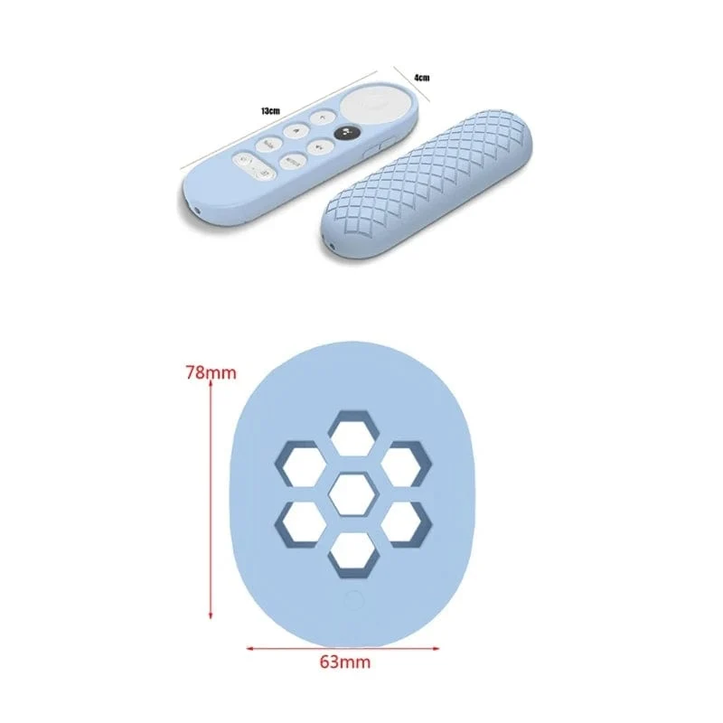Rutschfestes, weiches Silikon für die Schutzhülle der Fernbedienung für die Hülle der Fernbedienung für Chromecast TV 2020 Voice TV BOX