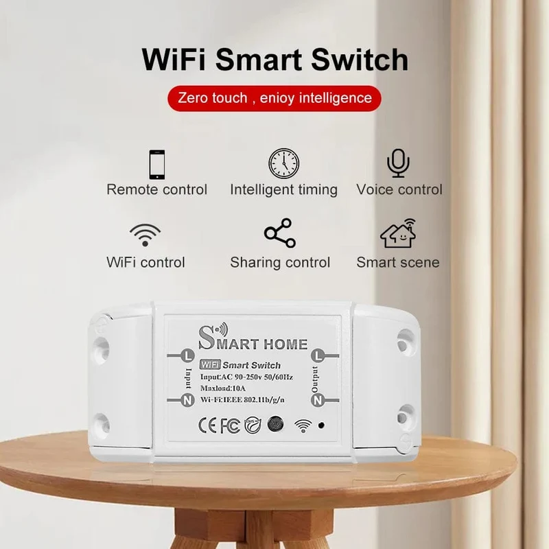 Neu DIY Smart Wireless Remote Schalter Buchse Smart Home Automation Fernbedienung Schalter Relais Smart Leben/Tuya mit Alexa Google