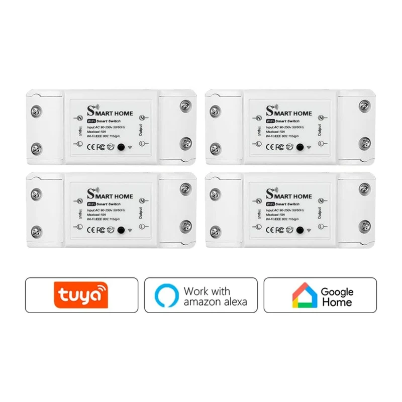 Neu DIY Smart Wireless Remote Schalter Buchse Smart Home Automation Fernbedienung Schalter Relais Smart Leben/Tuya mit Alexa Google