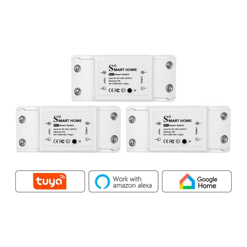 Neu DIY Smart Wireless Remote Schalter Buchse Smart Home Automation Fernbedienung Schalter Relais Smart Leben/Tuya mit Alexa Google