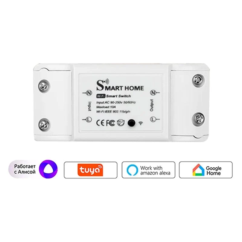 Neu DIY Smart Wireless Remote Schalter Buchse Smart Home Automation Fernbedienung Schalter Relais Smart Leben/Tuya mit Alexa Google