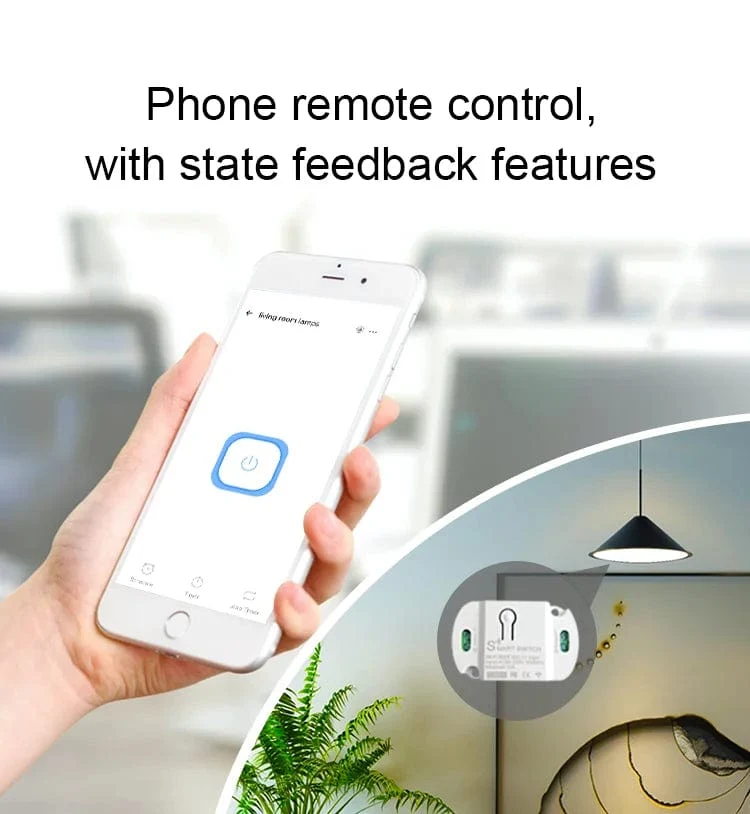 Neu DIY Smart Wireless Remote Schalter Buchse Smart Home Automation Fernbedienung Schalter Relais Smart Leben/Tuya mit Alexa Google
