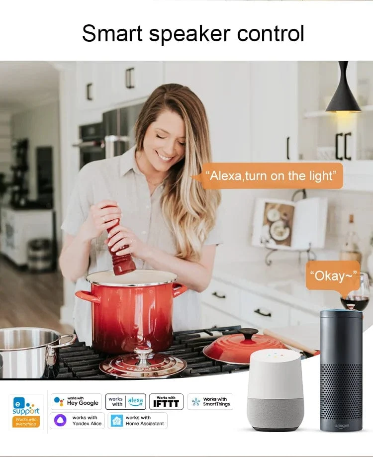 Neu DIY Smart Wireless Remote Schalter Buchse Smart Home Automation Fernbedienung Schalter Relais Smart Leben/Tuya mit Alexa Google