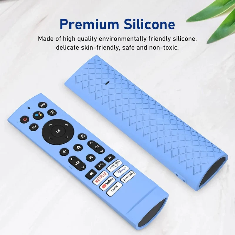 Silikonhülle für Hisense ERF3F80H ZDB1210320 Fernbedienung Smart TV Fernbedienungshülle Staubdichte Schutzhülle Ersatzhülle