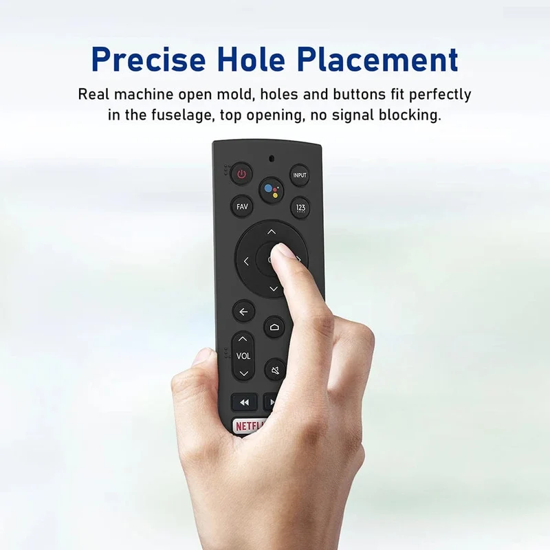 Silikonhülle für Hisense ERF3F80H ZDB1210320 Fernbedienung Smart TV Fernbedienungshülle Staubdichte Schutzhülle Ersatzhülle