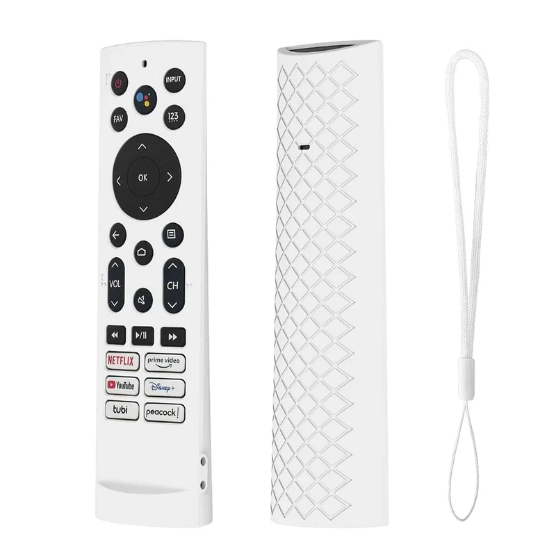 Silikonhülle für Hisense ERF3F80H ZDB1210320 Fernbedienung Smart TV Fernbedienungshülle Staubdichte Schutzhülle Ersatzhülle