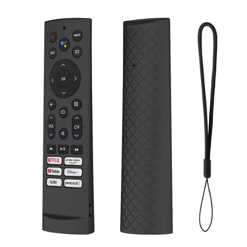 Silikonhülle für Hisense ERF3F80H ZDB1210320 Fernbedienung Smart TV Fernbedienungshülle Staubdichte Schutzhülle Ersatzhülle