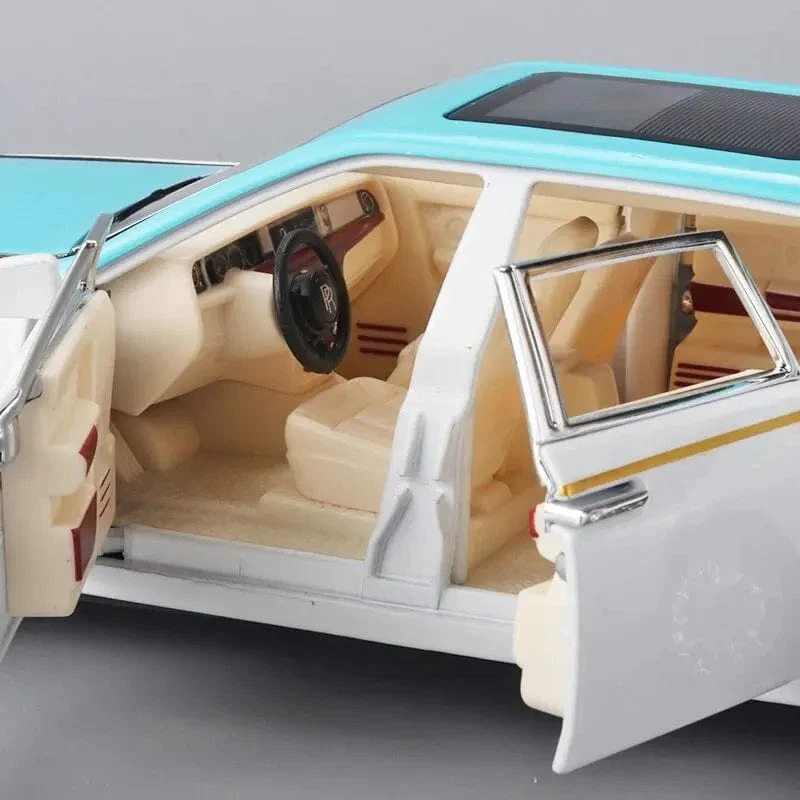 1:24 RR Phantom Modell Zinklegierung Pull Back Druckguss Spielzeugautos mit Ton und Licht für Kinder Jungen Mädchen Geschenk