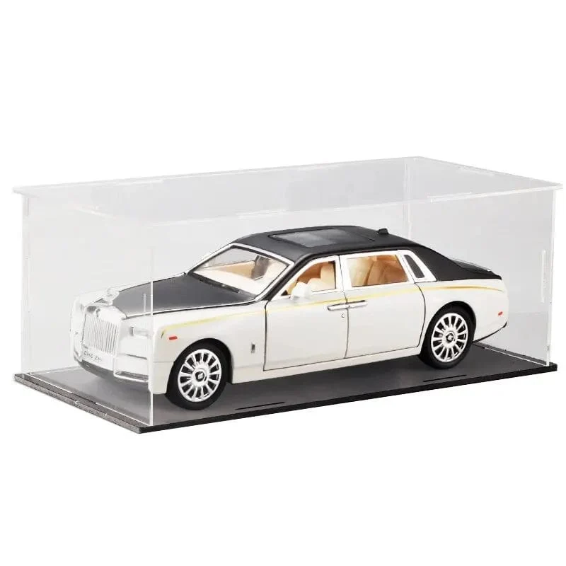 1:24 RR Phantom Modell Zinklegierung Pull Back Druckguss Spielzeugautos mit Ton und Licht für Kinder Jungen Mädchen Geschenk