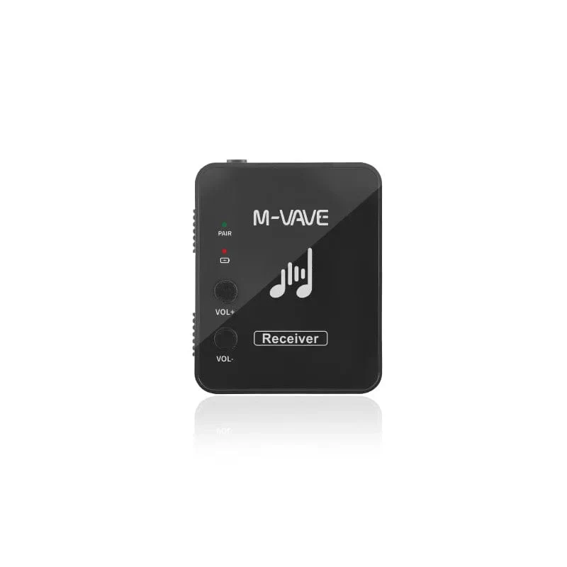 M-VAVE WP-10 2.4 GHz Drahtloses Kopfhörer-Monitor-Übertragungssystem Wiederaufladbarer Sender und Empfänger Stereo-Mono-Aufnahme