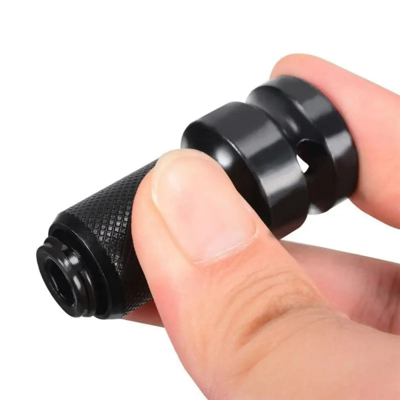STONEGO 1PC 1/2 Zoll Vierkantantrieb auf 1/4 Zoll Innensechskant-Adapter, Konverter, Bohrfutteradapter für Schlagschrauber, Druckluft- und Elektroschrauber