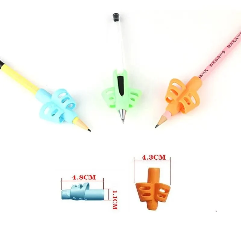 6 Teile/satz Bleistift Griffe Kinder Handschrift Haltung Korrektur Training Greifer Schreiben AIDS Stifte Halten für Kleinkind Kinder Geschenke