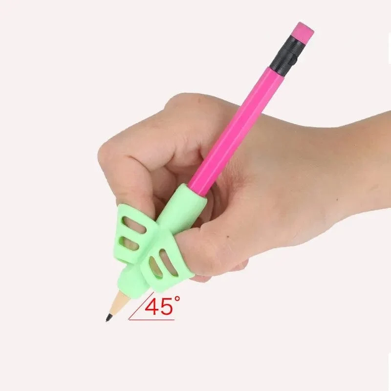 6 Teile/satz Bleistift Griffe Kinder Handschrift Haltung Korrektur Training Greifer Schreiben AIDS Stifte Halten für Kleinkind Kinder Geschenke