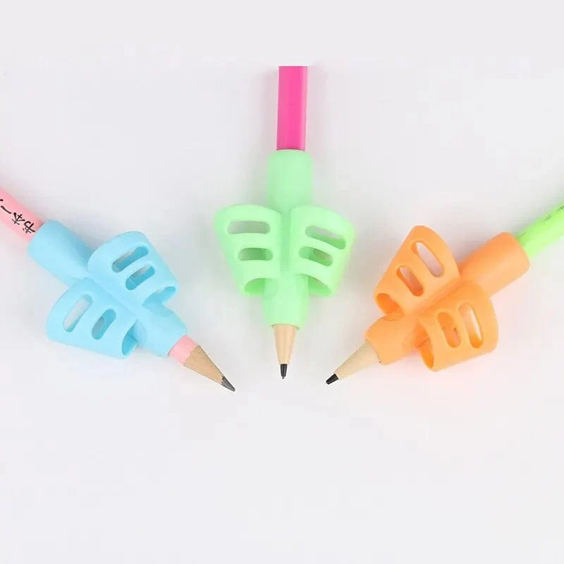 6 Teile/satz Bleistift Griffe Kinder Handschrift Haltung Korrektur Training Greifer Schreiben AIDS Stifte Halten für Kleinkind Kinder Geschenke
