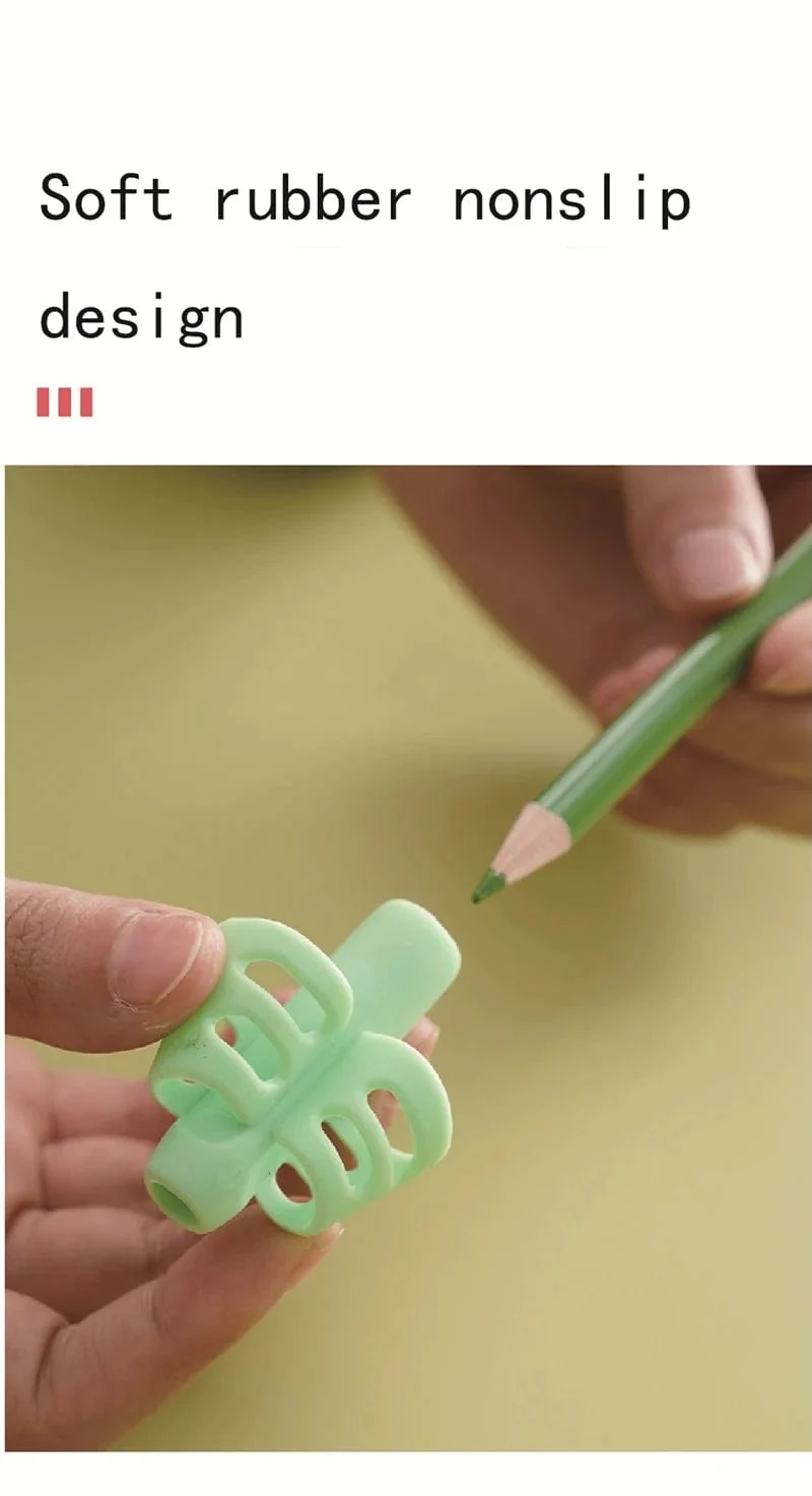 6 Teile/satz Bleistift Griffe Kinder Handschrift Haltung Korrektur Training Greifer Schreiben AIDS Stifte Halten für Kleinkind Kinder Geschenke