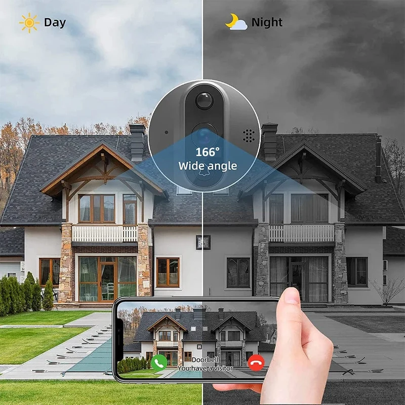 3MP Tuya Smart Leben APP Home Batterie WiFi Video Digital Tür Guckloch Viewer PIR IR Tür Glocke Magic Eye Kamera Alexa Google