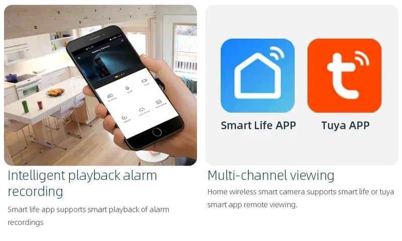 3MP Tuya Smart Leben APP Home Batterie WiFi Video Digital Tür Guckloch Viewer PIR IR Tür Glocke Magic Eye Kamera Alexa Google