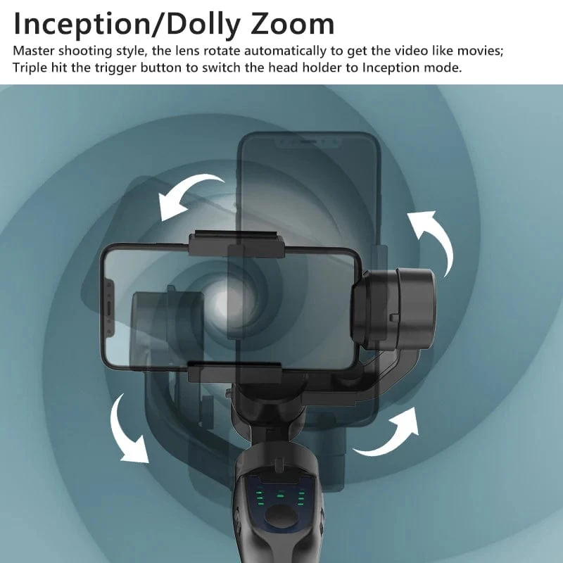 F8 Handheld 3-Achsen Gimbal Telefonhalter Anti Shake Video Record Stabilisator für Xiaomi iPhone Handy Smartphone