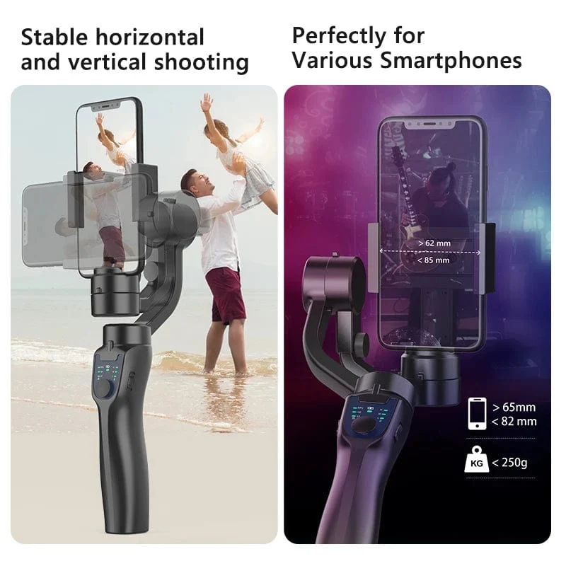 F8 Handheld 3-Achsen Gimbal Telefonhalter Anti Shake Video Record Stabilisator für Xiaomi iPhone Handy Smartphone
