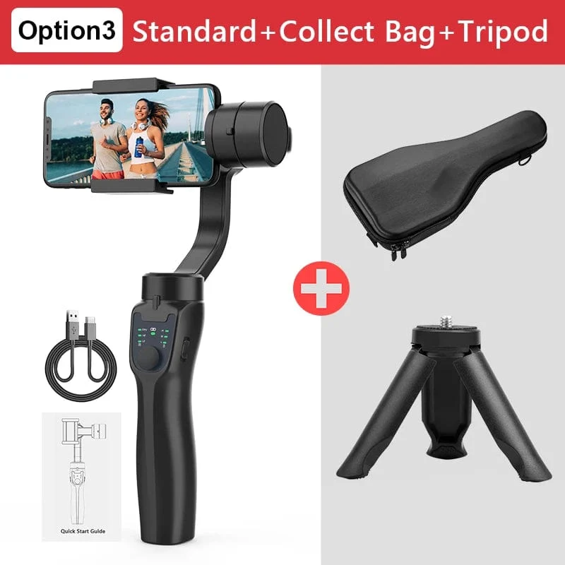 F8 Handheld 3-Achsen Gimbal Telefonhalter Anti Shake Video Record Stabilisator für Xiaomi iPhone Handy Smartphone