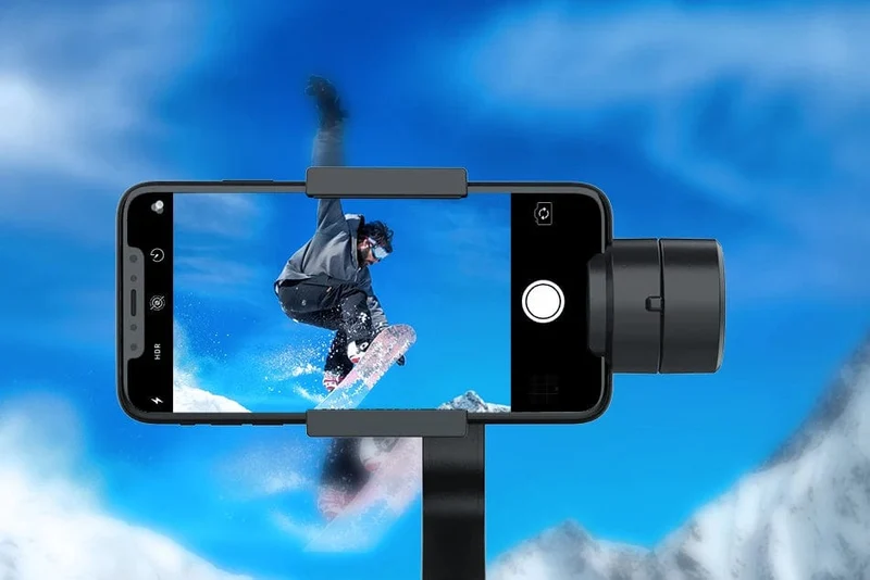 F8 Handheld 3-Achsen Gimbal Telefonhalter Anti Shake Video Record Stabilisator für Xiaomi iPhone Handy Smartphone