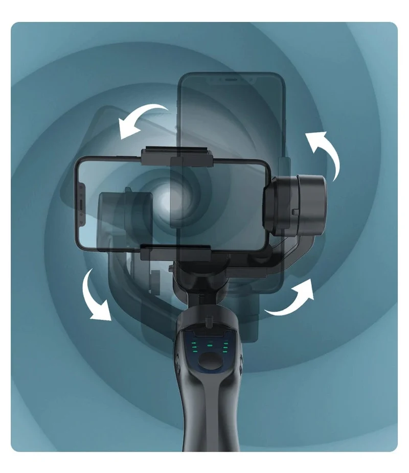 F8 Handheld 3-Achsen Gimbal Telefonhalter Anti Shake Video Record Stabilisator für Xiaomi iPhone Handy Smartphone