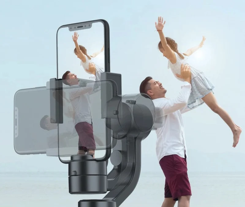 F8 Handheld 3-Achsen Gimbal Telefonhalter Anti Shake Video Record Stabilisator für Xiaomi iPhone Handy Smartphone