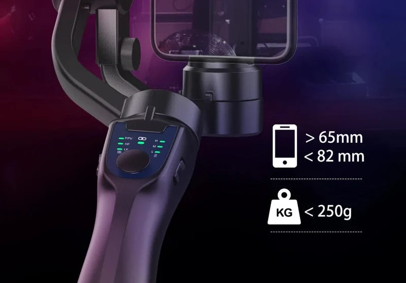 F8 Handheld 3-Achsen Gimbal Telefonhalter Anti Shake Video Record Stabilisator für Xiaomi iPhone Handy Smartphone