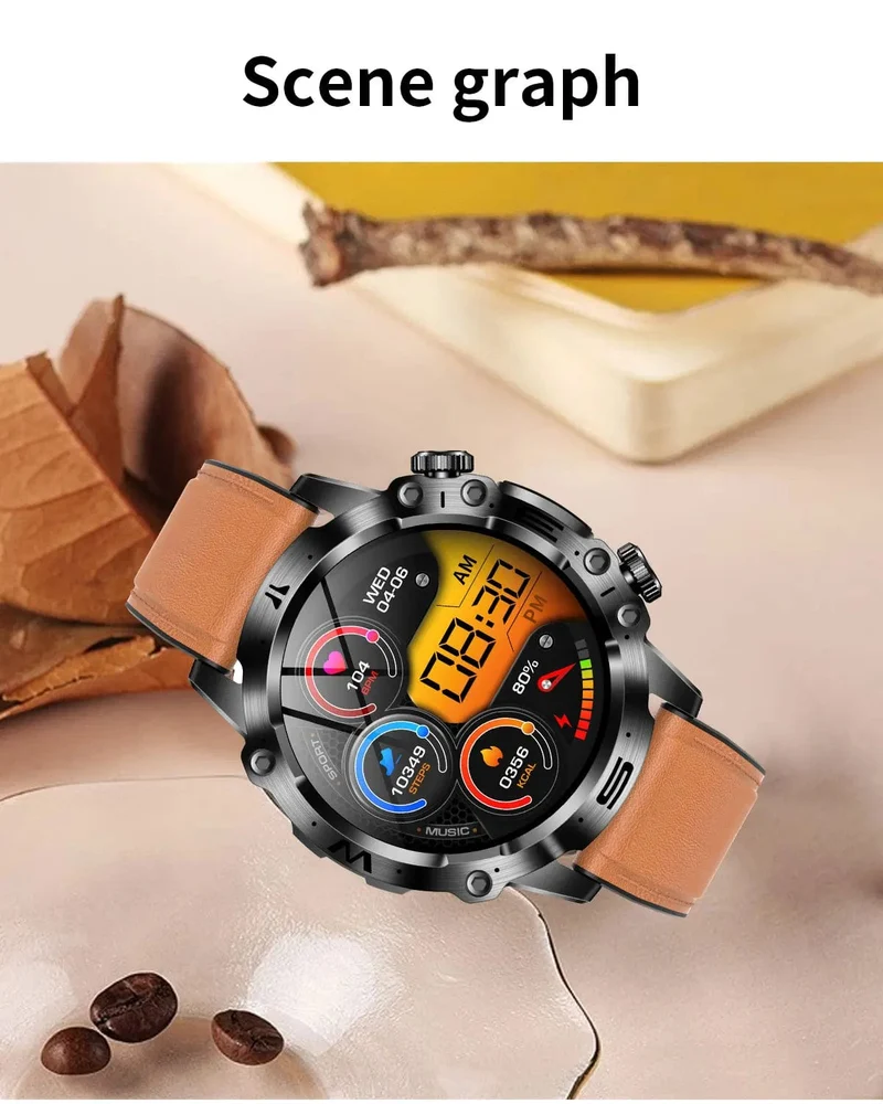 2024 AI Medizinische Diagnose Smart Watch Bluetooth Anruf Blutzucker Blutfett Harnsäure Monitor HRV EKG Smartwatch Für Männer Frauen