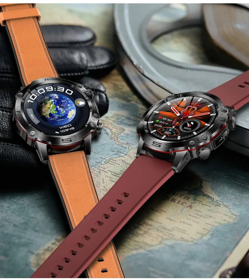 2024 AI Medizinische Diagnose Smart Watch Bluetooth Anruf Blutzucker Blutfett Harnsäure Monitor HRV EKG Smartwatch Für Männer Frauen