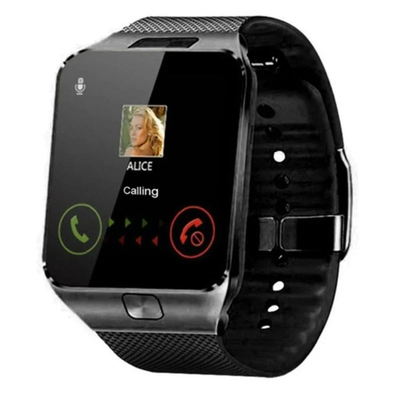 DZ09 Smart Watch Schlafmonitor 1.56" HD-Farbbildschirm Integrierte Sportmodi Smartwatch Fitness-Tracker