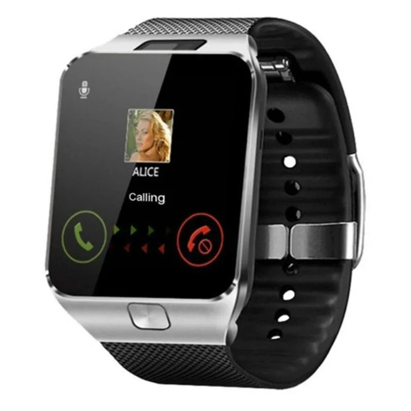 DZ09 Smart Watch Schlafmonitor 1.56" HD-Farbbildschirm Integrierte Sportmodi Smartwatch Fitness-Tracker