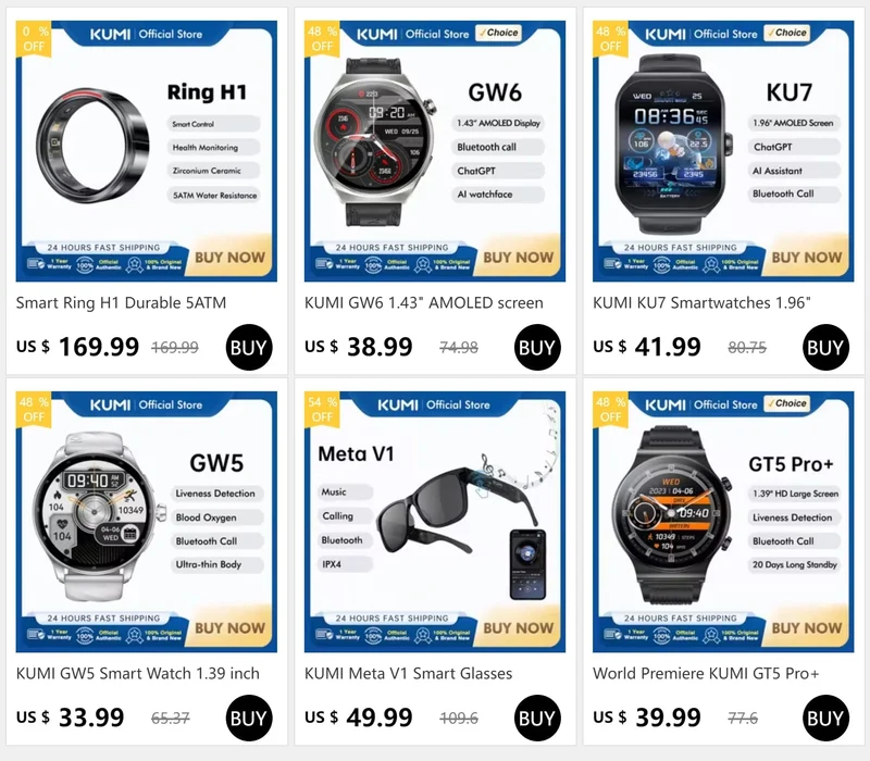 KUMI GW6 1.43-Zoll-AMOLED-Bildschirm Bluetooth-Anruf IP68 Wasserdicht NFC 100+ Sport-Smartwatch mit Herzfrequenz-, Blutdruck- und Sauerstoffmonitor