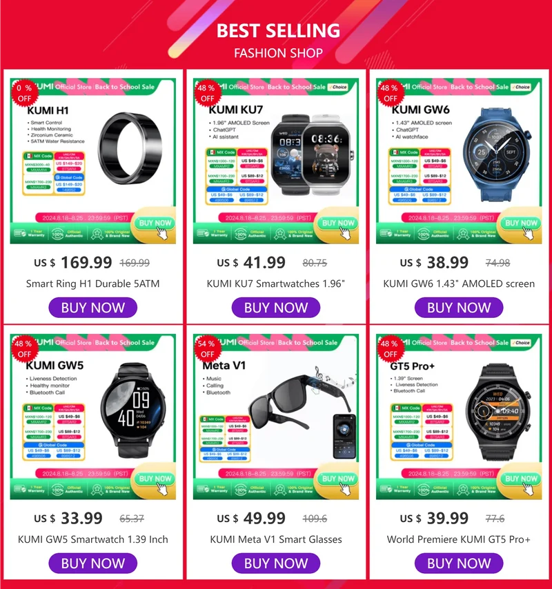 KUMI GW6 1.43-Zoll-AMOLED-Bildschirm Bluetooth-Anruf IP68 Wasserdicht NFC 100+ Sport-Smartwatch mit Herzfrequenz-, Blutdruck- und Sauerstoffmonitor