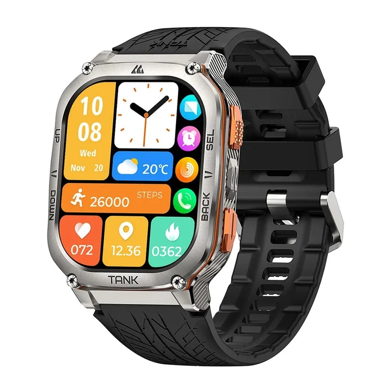 2024 Original KOSPET TANK M3 Ultra GPS Smart Uhren für Männer Frauen Smartwatch AOD Elektronische Militär Robuste Wasserdichte Uhr