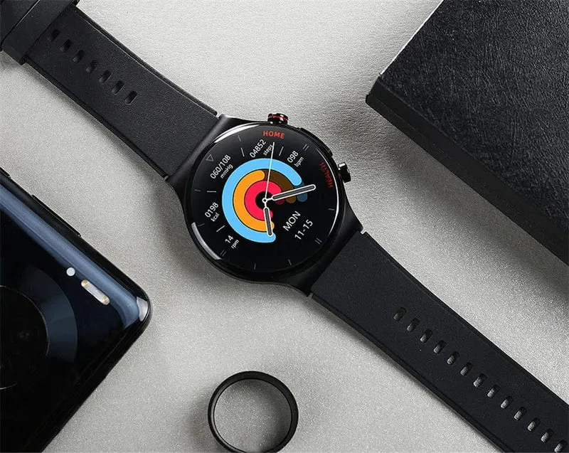 2024 Neue Laserbehandlung Drei hohe Smart Watch Männer EKG PPG Herzfrequenz Blutzucker Gesundheitstracker Smart Watches für Huawei IOS