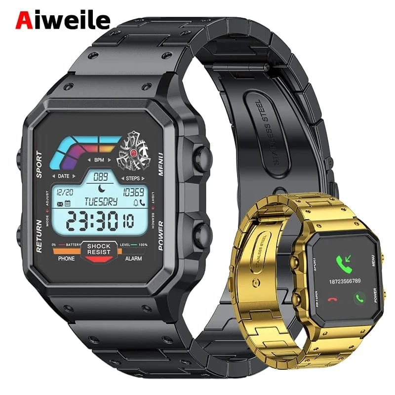 Smartwatch Smart Watch High-End Luxus Mann Uhr 2024 Aiweile AW38 Wasserdicht Huawei Xiaomi Fitness Original Bluetooth xiomi