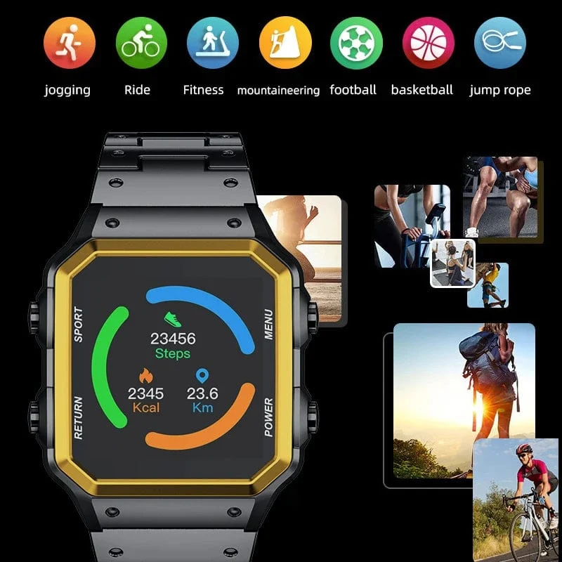 Smartwatch Smart Watch High-End Luxus Mann Uhr 2024 Aiweile AW38 Wasserdicht Huawei Xiaomi Fitness Original Bluetooth xiomi
